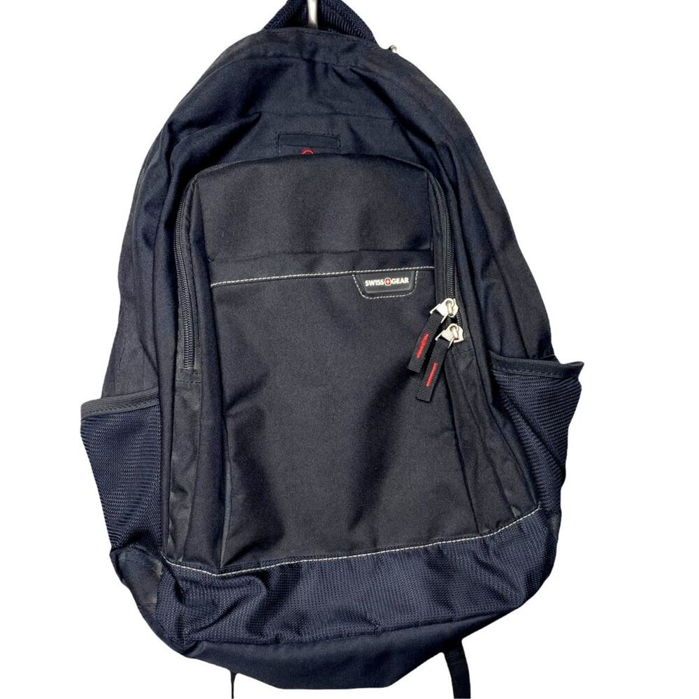 SwissGear ScanSmart Airflow Backpack TSA Laptop Travel Black Red